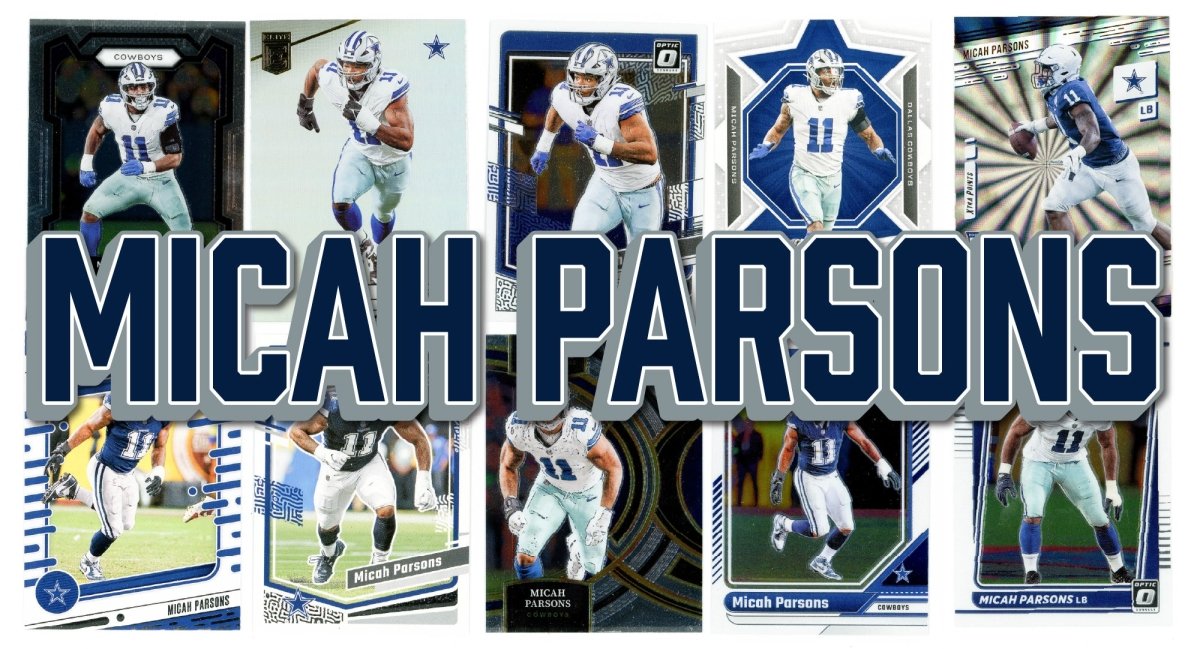 Micah Parsons (10) Different Card Player Pack - In Semi Rigid Holders!