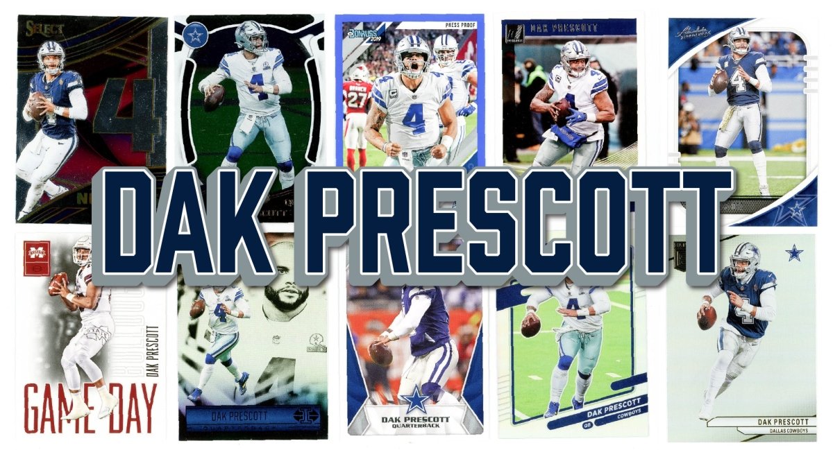 Dak Prescott (10) Different Card Player Pack - In Semi Rigid Holders!