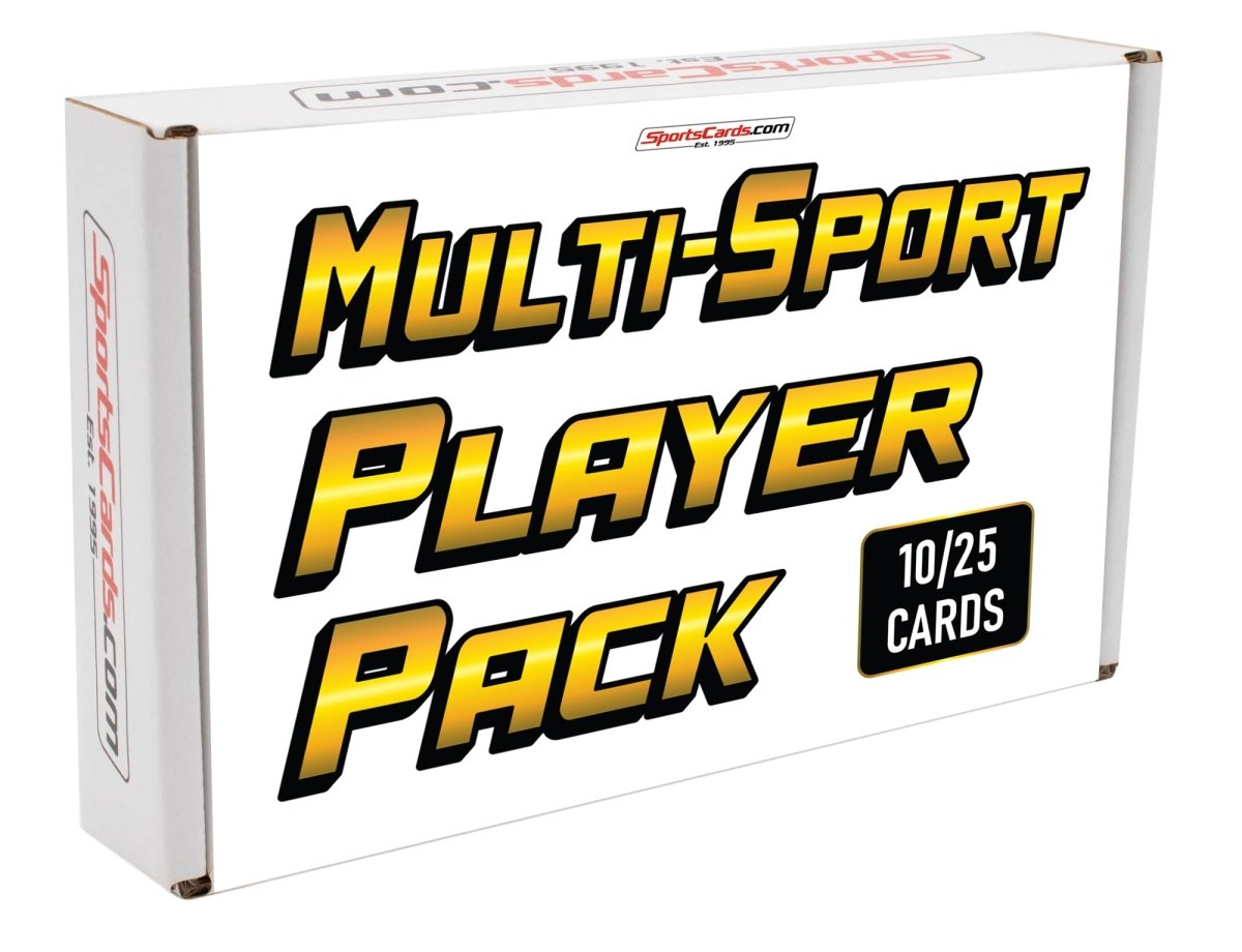 Multi-Sport (10/25) Assorted Card Player Pack – In New Semi Rigid Holders!