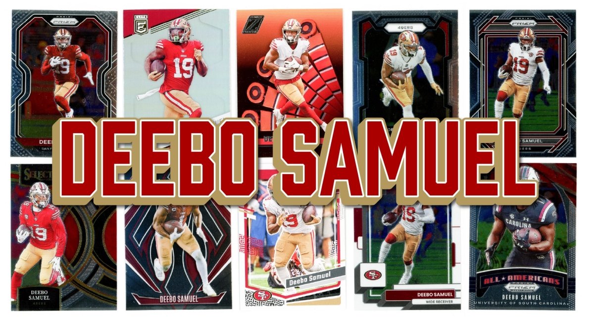 Deebo Samuel (10) Different Card Player Pack - In Semi Rigid Holders!