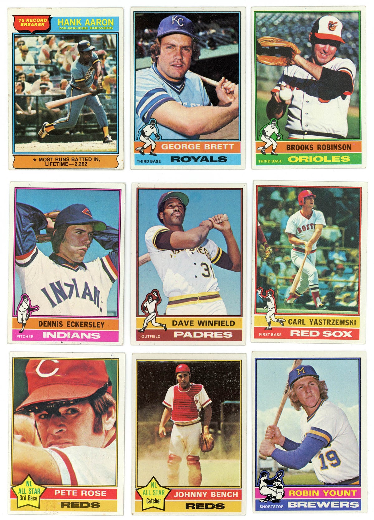 1976 TOPPS BASEBALL COMPLETE SET BREAK – 18 CARDS PER BOX! 2 HOFers IN EACH BOX!