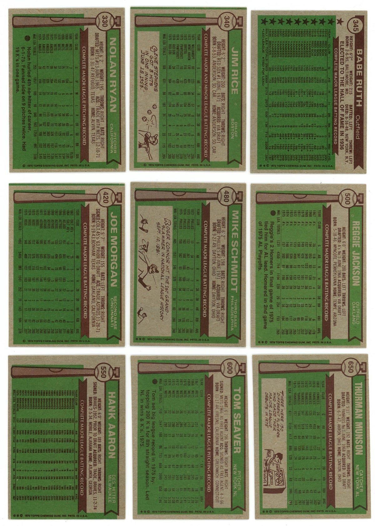 1976 TOPPS BASEBALL COMPLETE SET BREAK – 18 CARDS PER BOX! 2 HOFers IN EACH BOX!