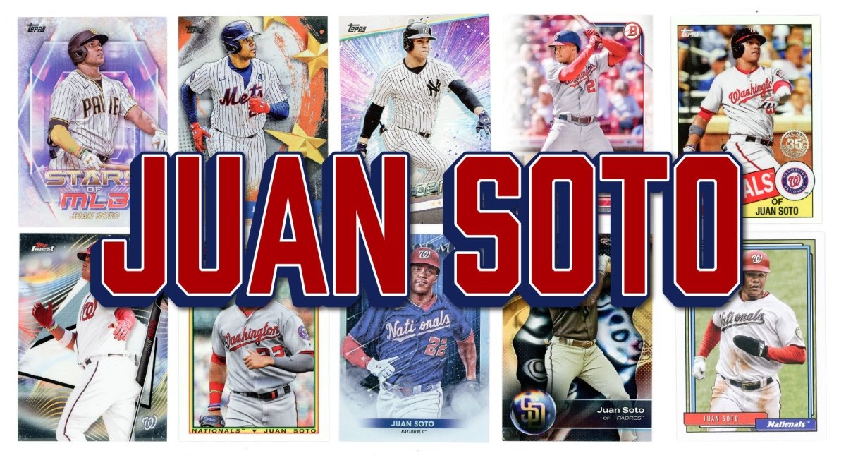 Juan Soto (10) Different Card Player Pack - In Semi Rigid Holders!
