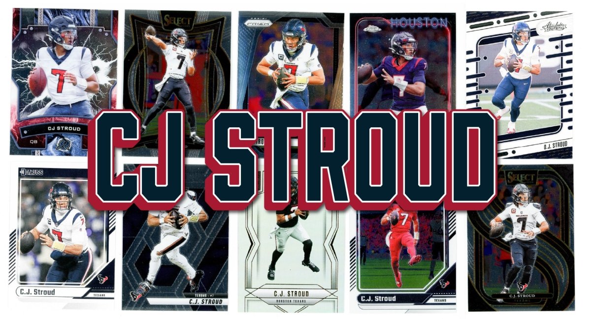 C.J. Stroud (10) Different Card Player Pack - In Semi Rigid Holders!