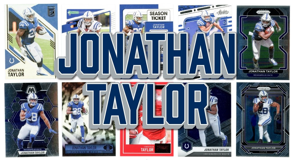 Jonathan Taylor (10) Different Card Player Pack - In Semi Rigid Holders!