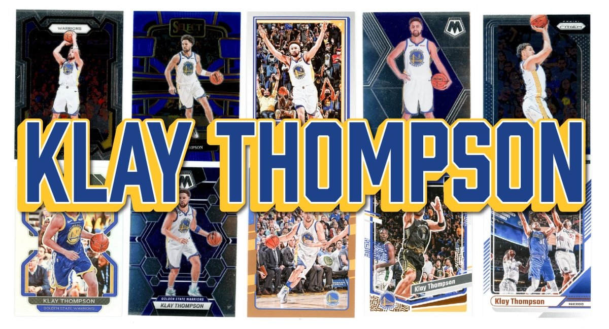 Klay Thompson (10) Different Card Player Pack - In Semi Rigid Holders!
