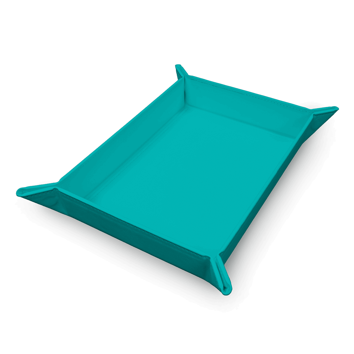 Vivid Magnetic Folding Dice Tray - Teal