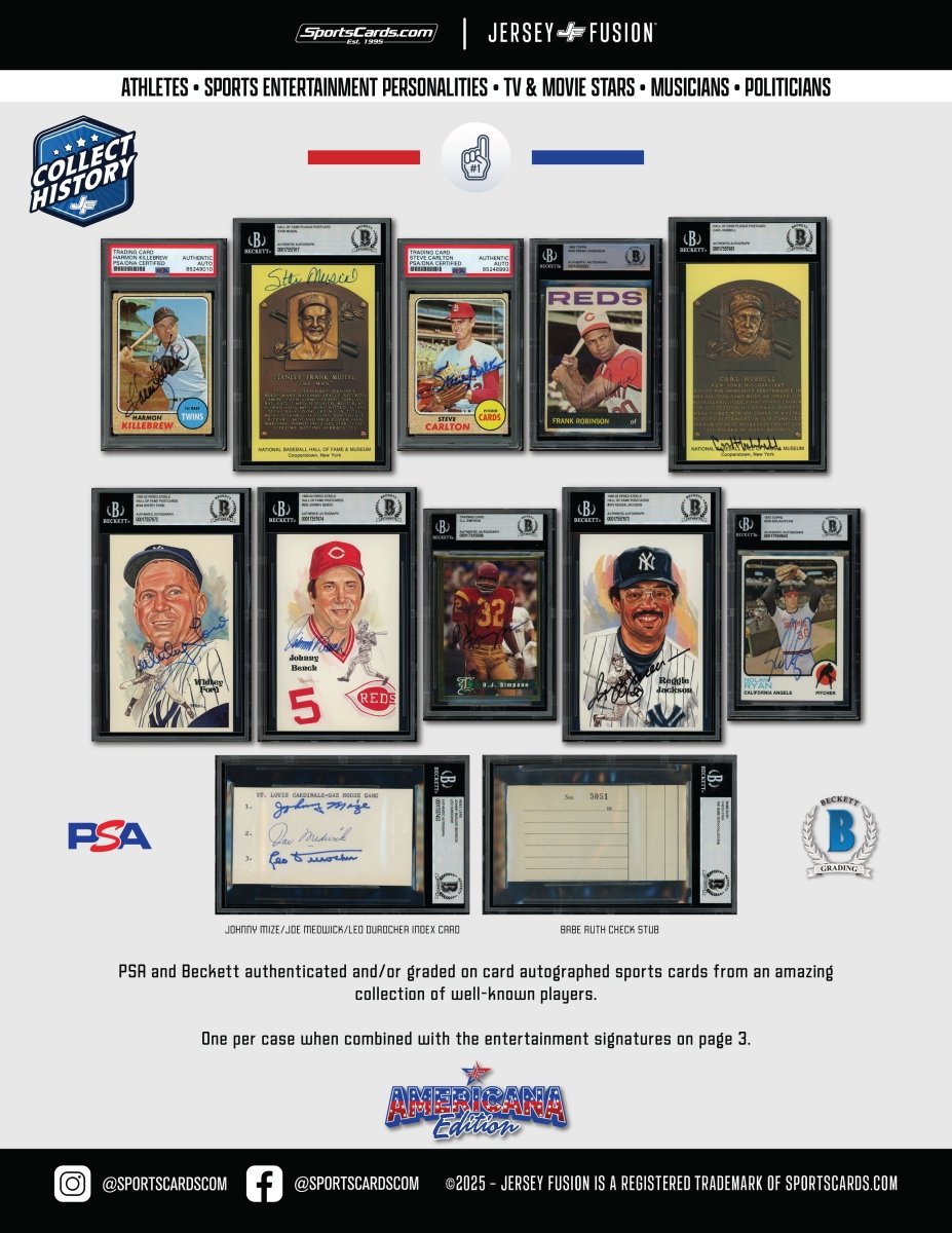 Jersey Fusion Americana Edition Box - (1) Item Per Box