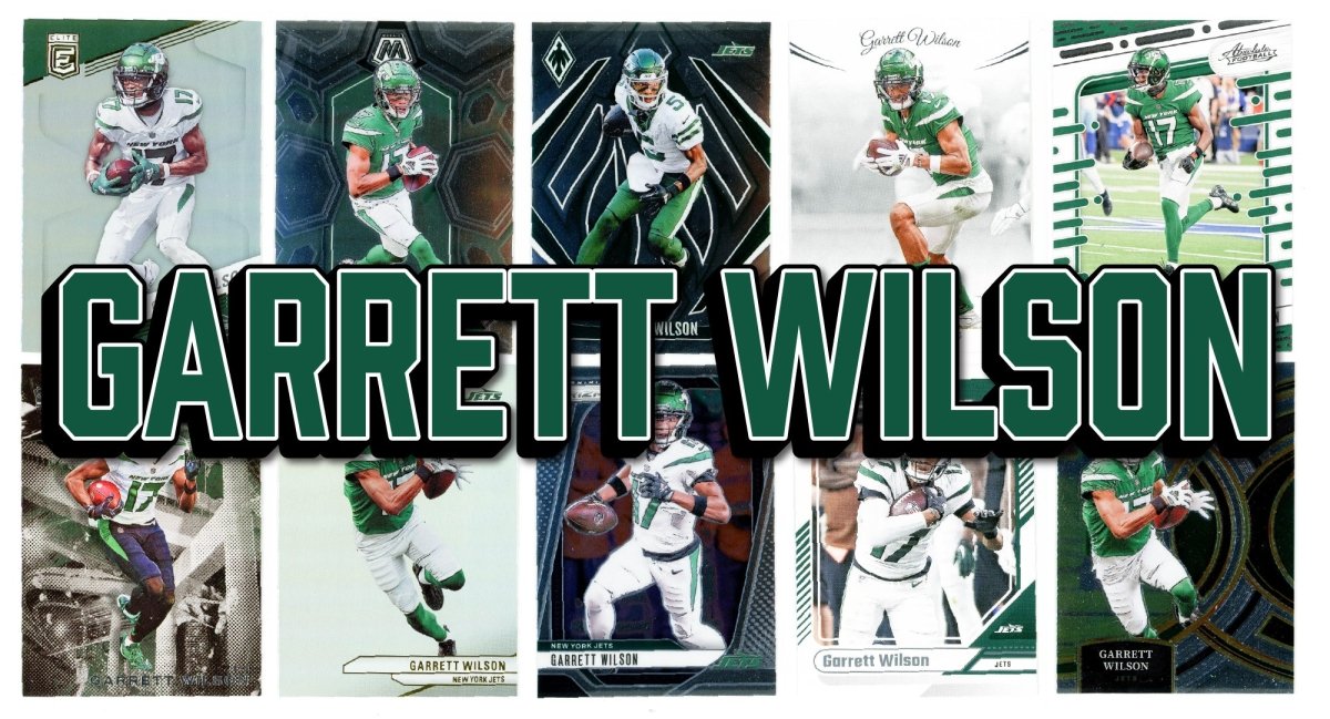 Garrett Wilson (10) Different Card Player Pack - In Semi Rigid Holders!