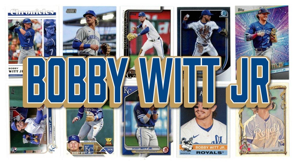 Bobby Witt Jr. Trading Card Player Pack - In Semi Rigid Holders!