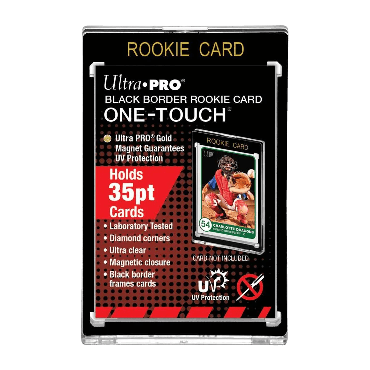 35PT ROOKIE Black Border UV ONE-TOUCH® Magnetic Holder