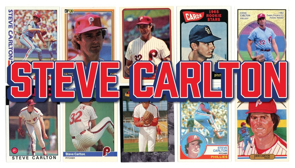 Steve Carlton (10/25) Different Card Player Pack – In Semi Rigid Holders!