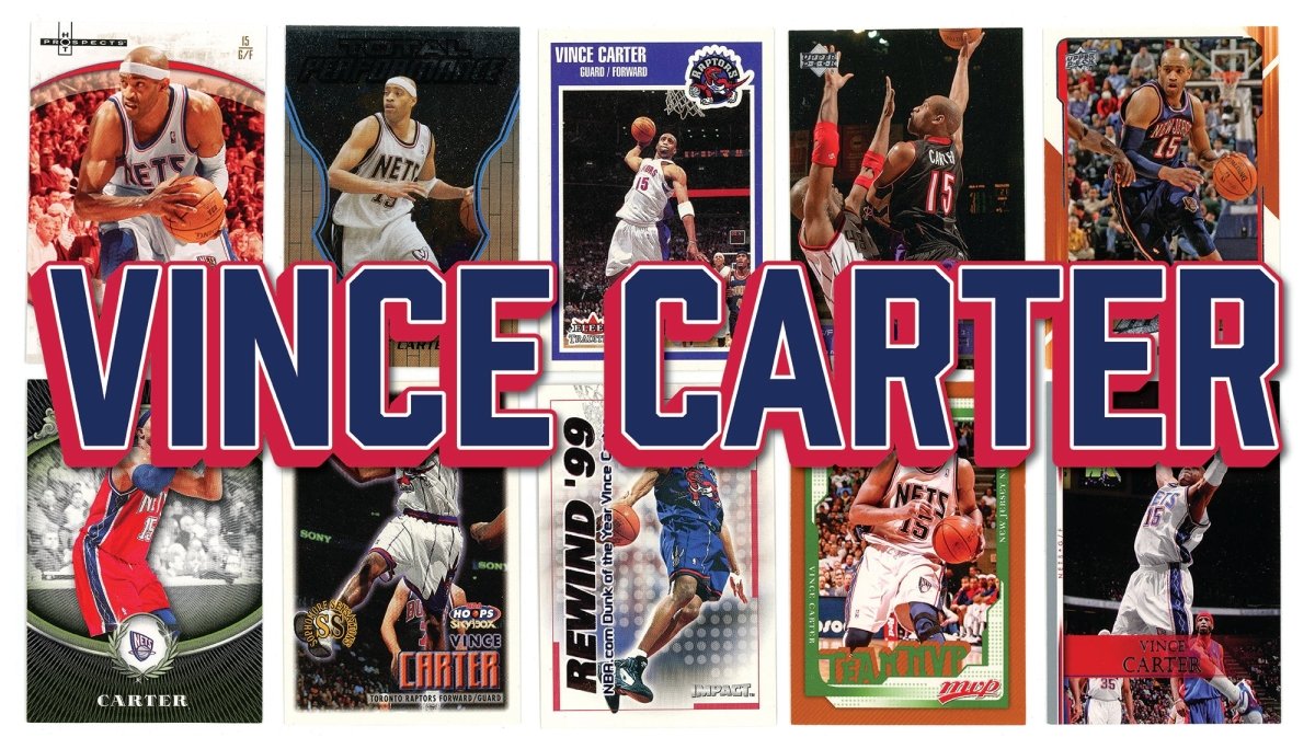 Vince Carter (10/25) Different Card Player Pack – In Semi Rigid Holders!