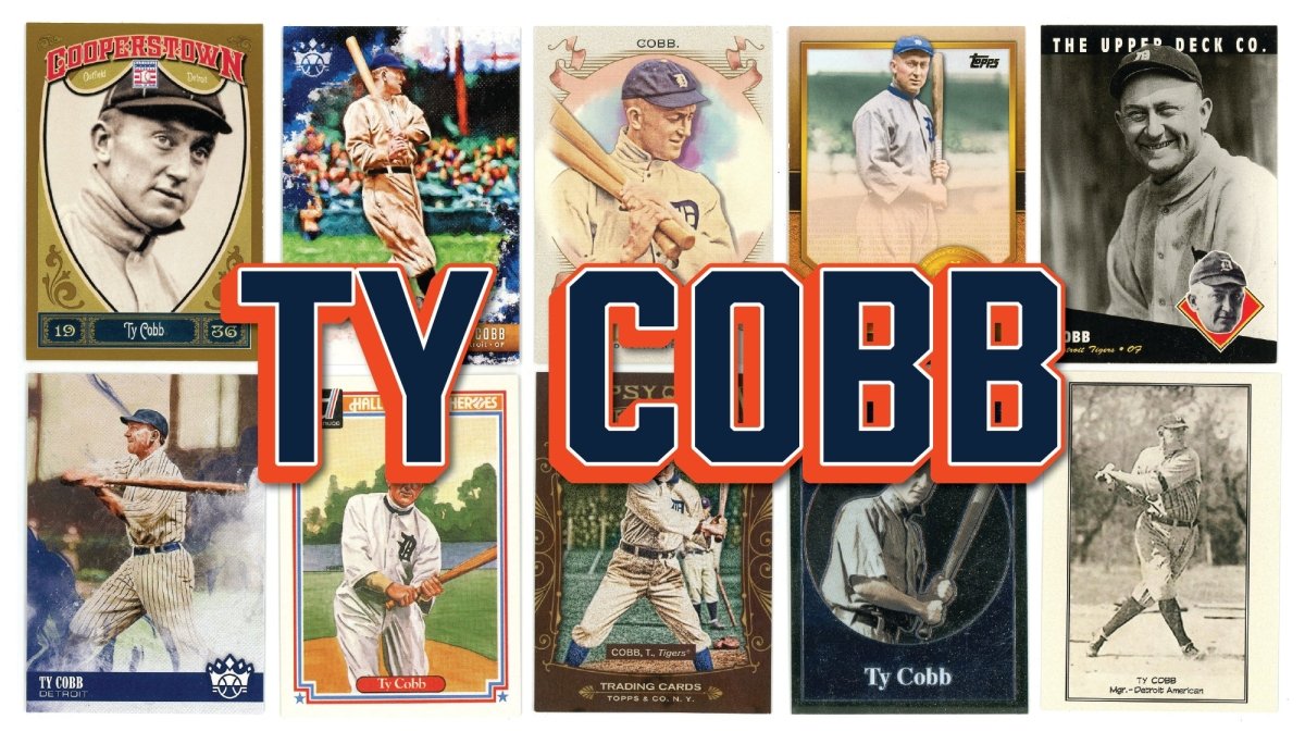 Ty Cobb (10/25) Different Card Player Pack – In Semi Rigid Holders!
