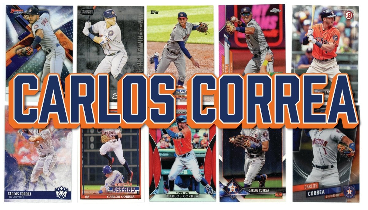 Carlos Correa (10/25) Different Card Player Pack – In Semi Rigid Holders!