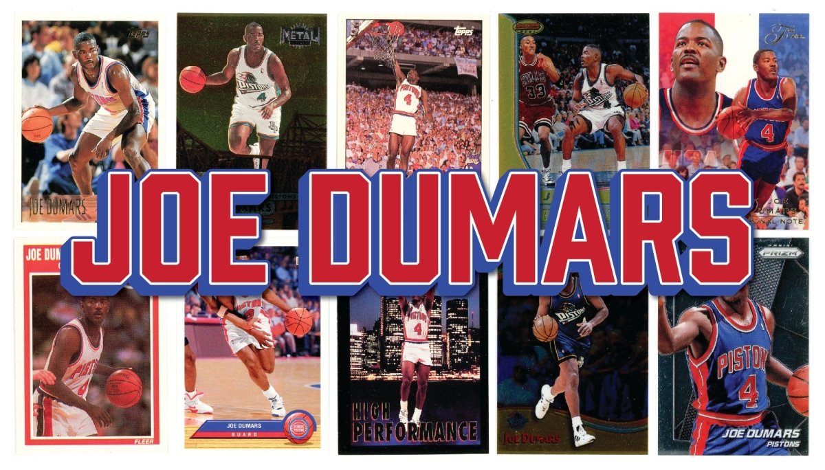 Joe Dumars (10/25) Different Card Player Pack – In Semi Rigid Holders!