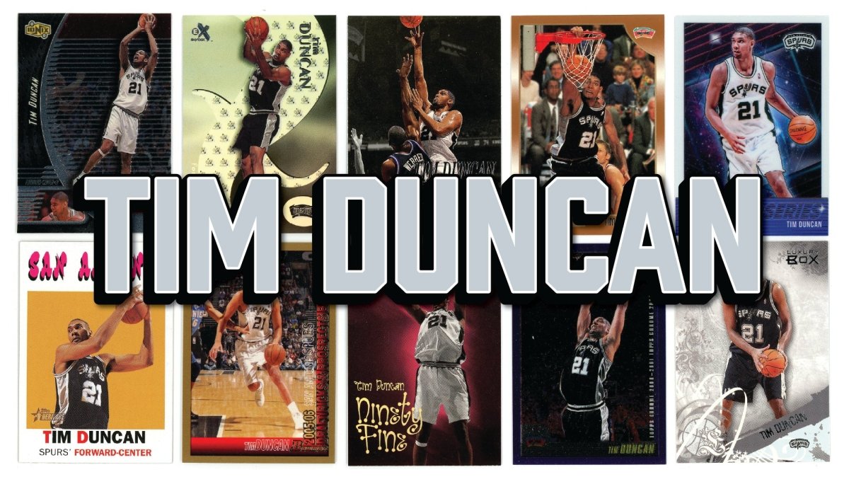 Tim Duncan (10/25) Different Card Player Pack – In Semi Rigid Holders!