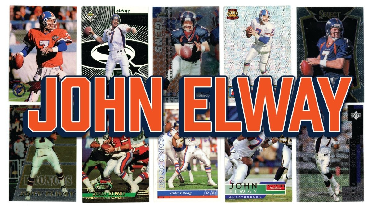 John Elway (10/25) Different Card Player Pack – In Semi Rigid Holders!