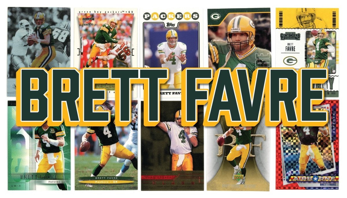 Brett Favre (10/25) Different Card Player Pack – In Semi Rigid Holders!