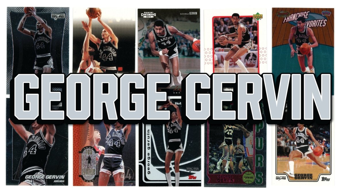 George Gervin (10/25) Different Card Player Pack – In Semi Rigid Holders!