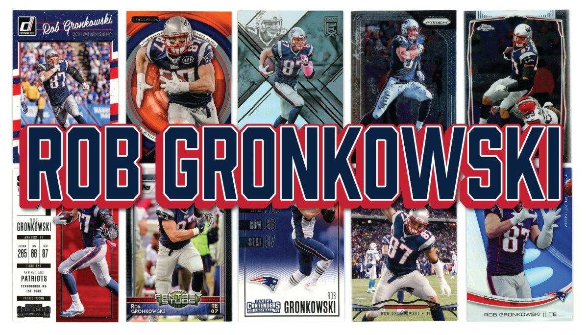 Rob Gronkowski (10/25) Different Card Player Pack – In Semi Rigid Holders!