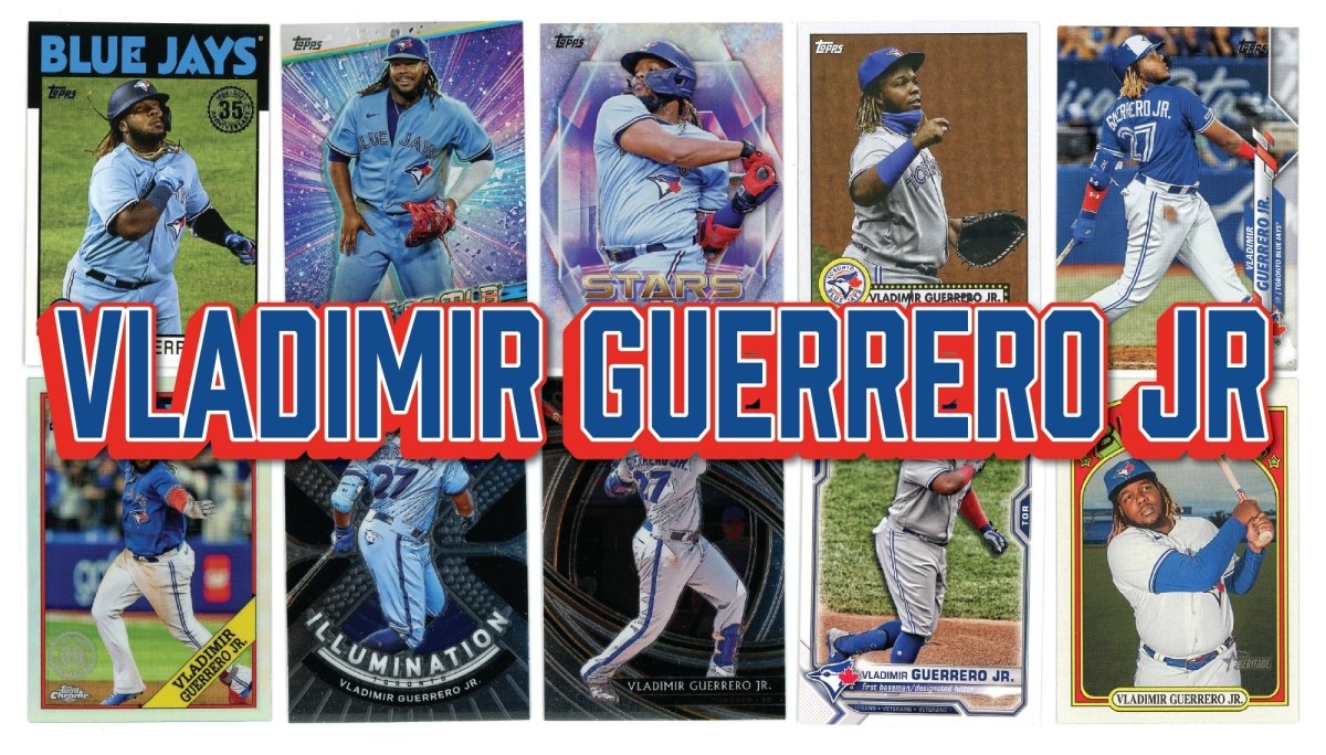 Vlad Guerrero Jr (10/25) Different Card Player Pack – In Semi Rigid Holders!