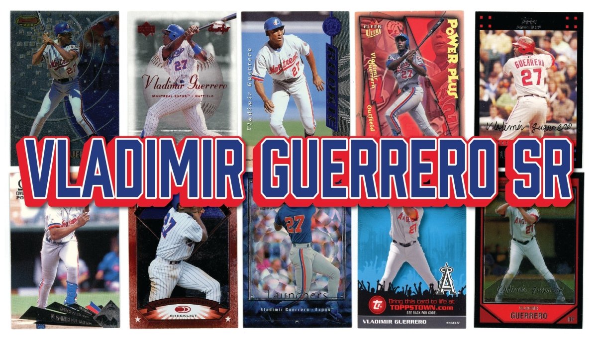 Vlad Guerrero Sr (10/25) Different Card Player Pack – In Semi Rigid Holders!