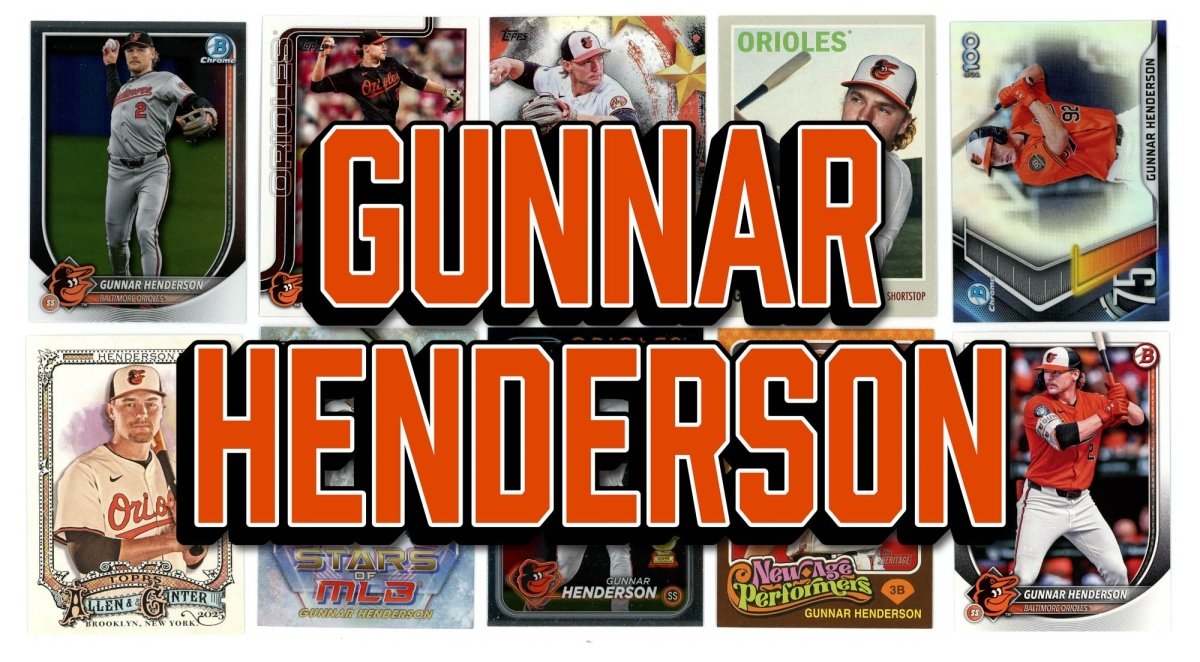 Gunnar Henderson Trading Card Player Pack - In Semi Rigid Holders!