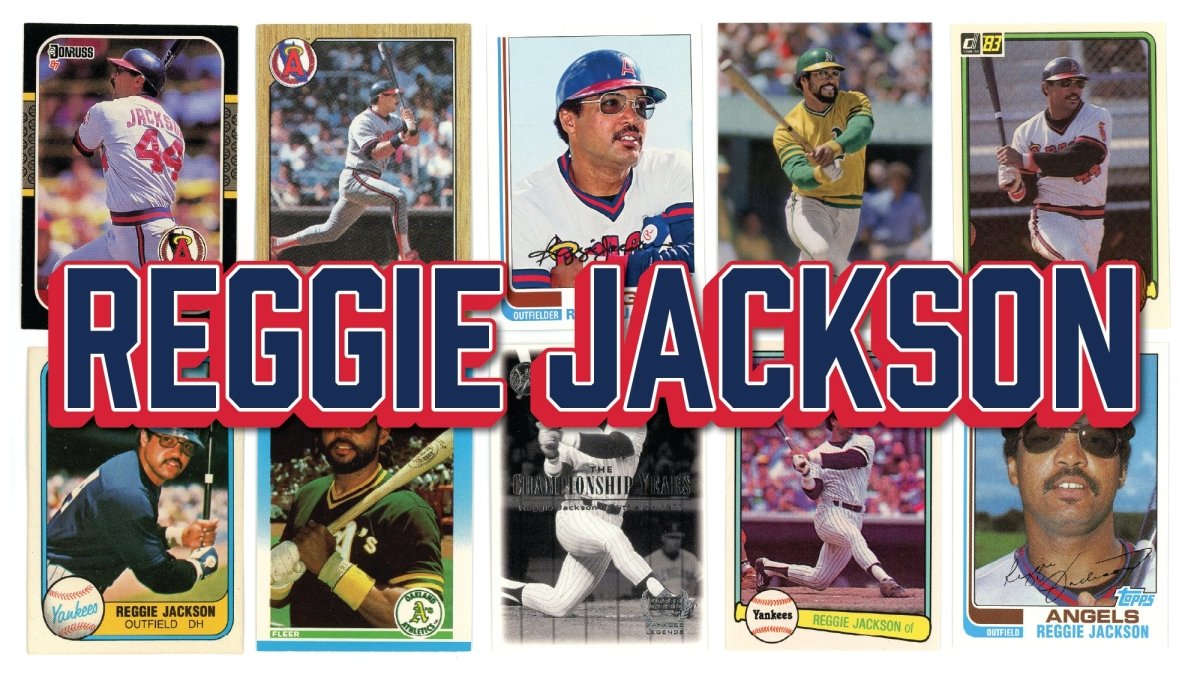 Reggie Jackson (10/25) Different Card Player Pack – In Semi Rigid Holders!