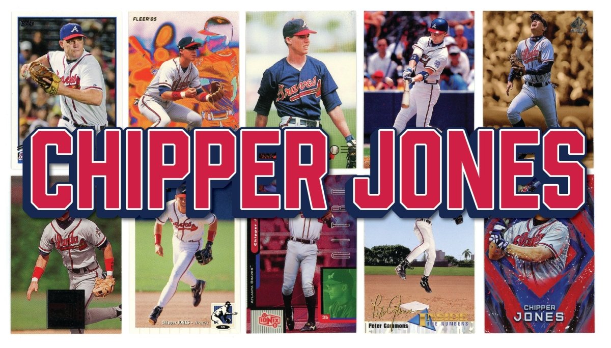 Chipper Jones (10/25) Different Card Player Pack – In Semi Rigid Holders!