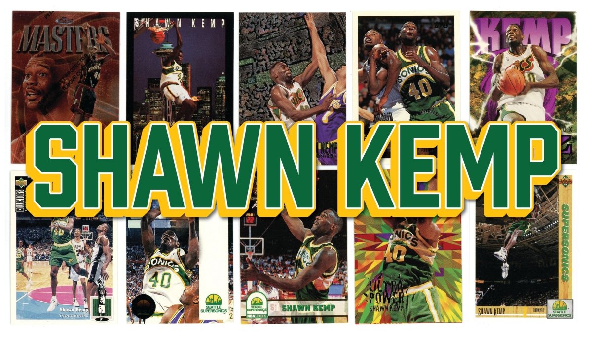 Shawn Kemp (10/25) Different Card Player Pack – In Semi Rigid Holders!