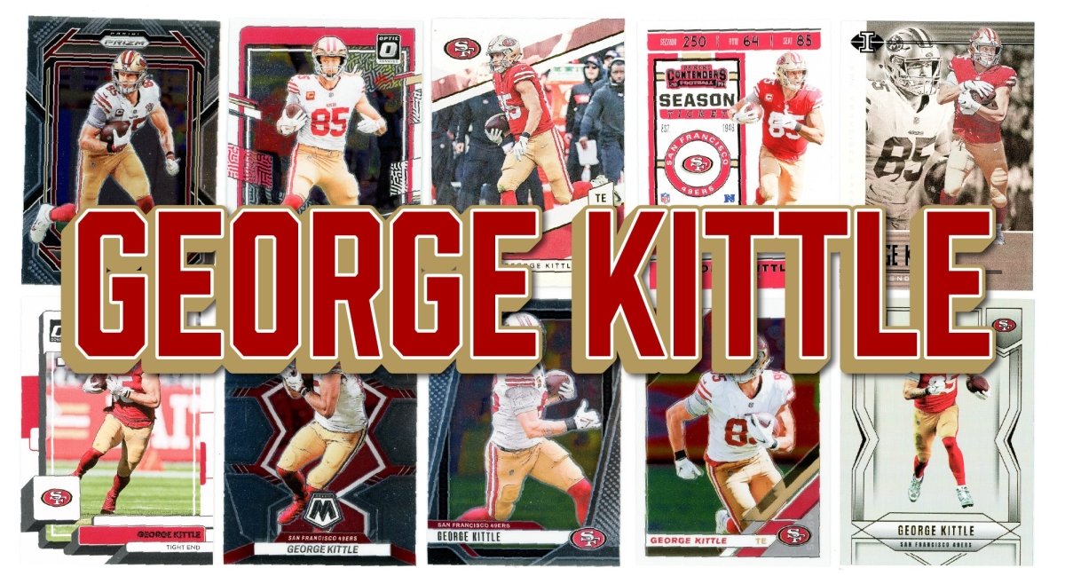 George Kittle (10) Different Card Player Pack - In Semi Rigid Holders!