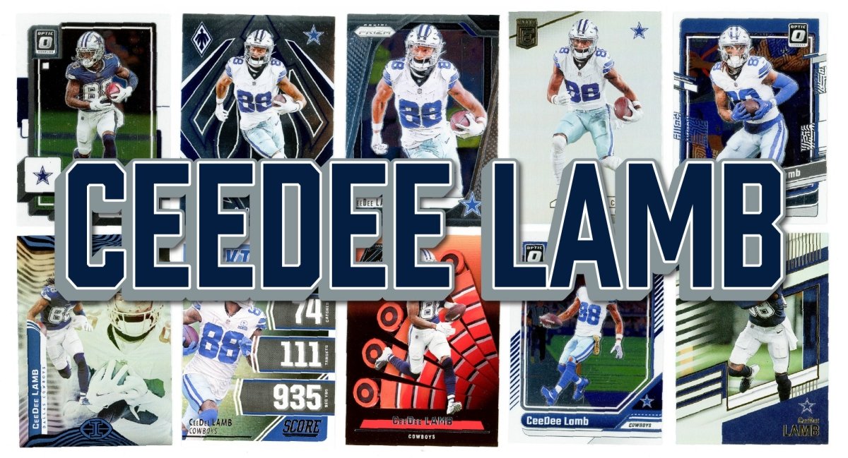 CeeDee Lamb (10) Different Card Player Pack - In Semi Rigid Holders!