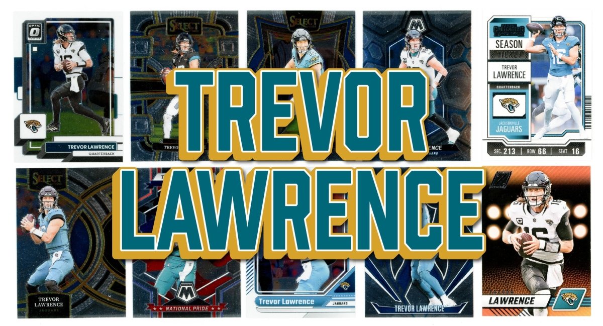 Trevor Lawrence (10) Different Card Player Pack - In Semi Rigid Holders!