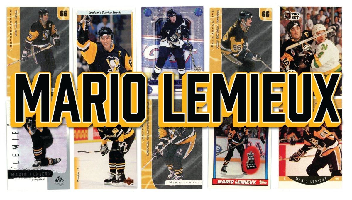 Mario Lemieux (10/25) Different Card Player Pack – In Semi Rigid Holders!