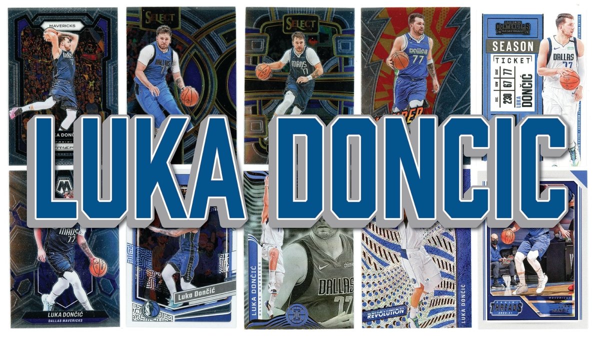 Luka Doncic (10) Different Card Player Pack – In Semi Rigid Holders!