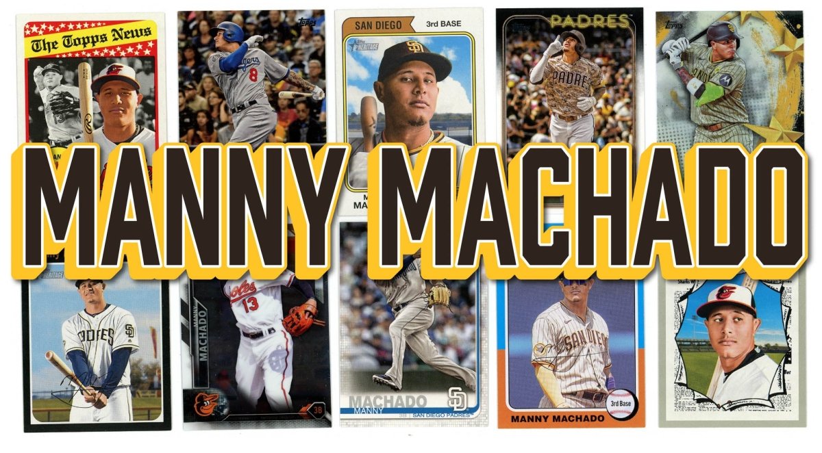 Manny Machado (10) Different Card Player Pack - In Semi Rigid Holders!