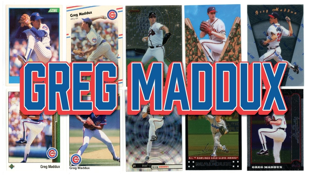 Greg Maddux (10/25) Different Card Player Pack – In Semi Rigid Holders!