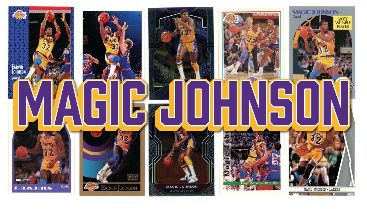 Magic Johnson (10/25) Different Card Player Pack – In Semi Rigid Holders!