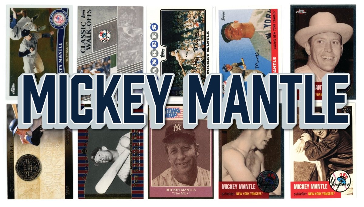 Mickey Mantle (10) Different Card Player Pack – In Semi Rigid Holders!