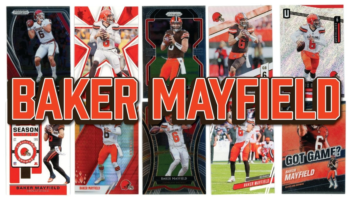 Baker Mayfield (10/25) Different Card Player Pack – In Semi Rigid Holders!