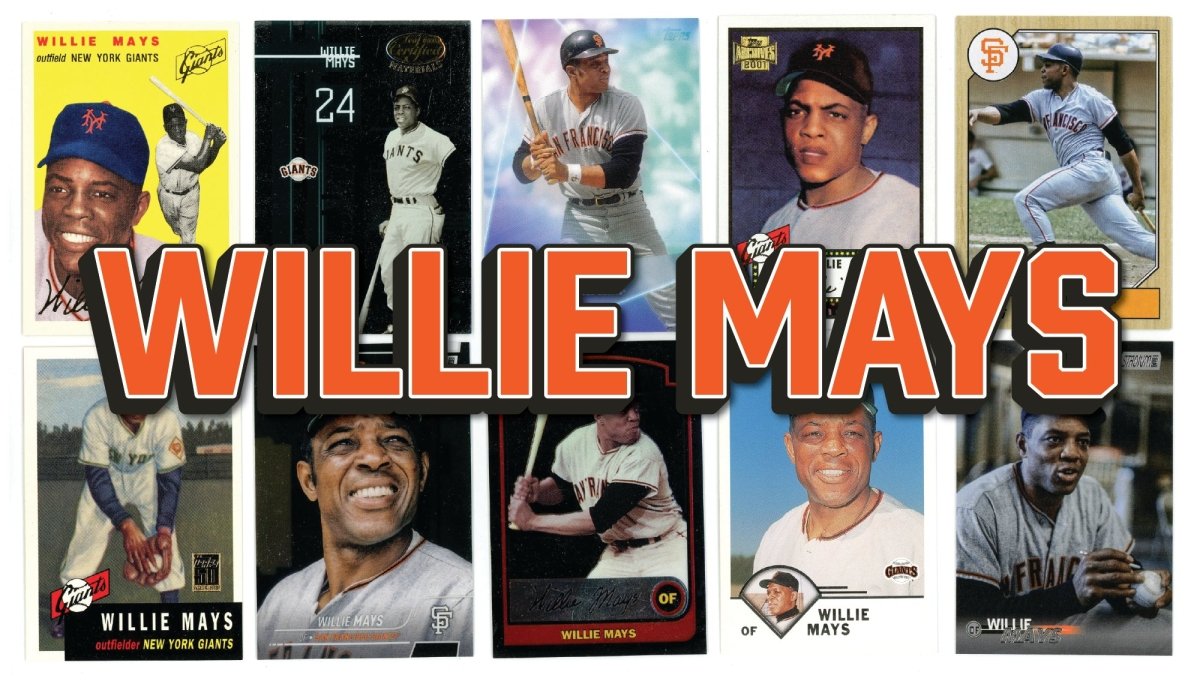 Willie Mays (10/25) Different Card Player Pack – In Semi Rigid Holders!