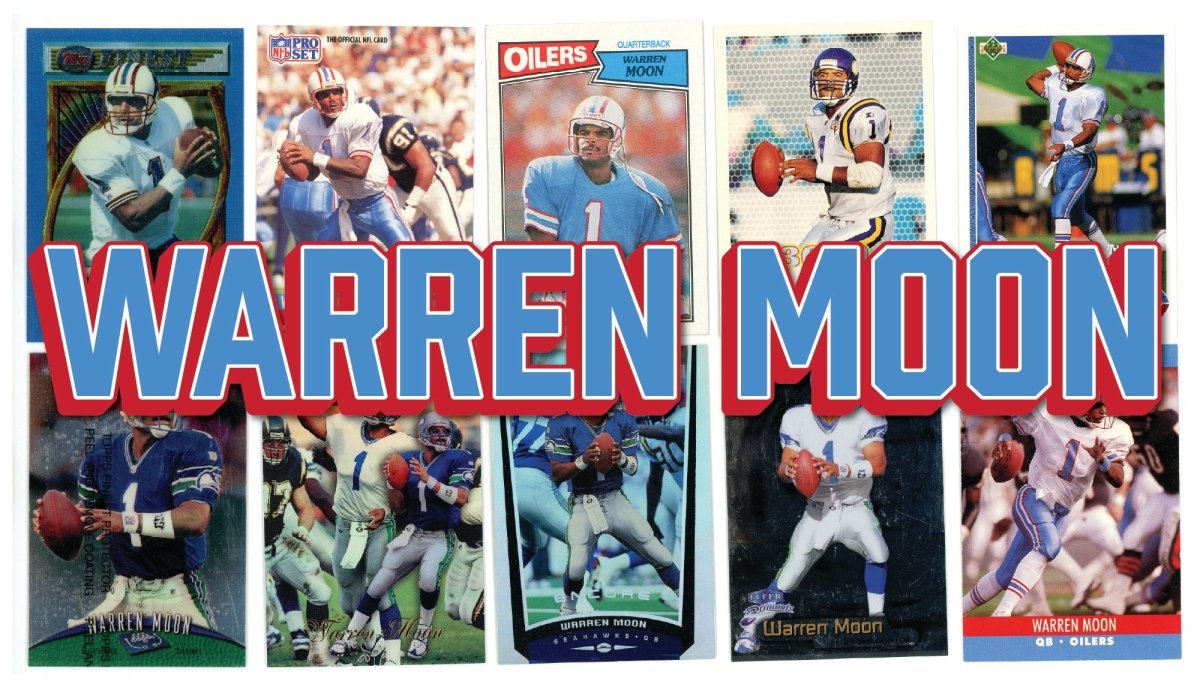 Warren Moon (10/25) Different Card Player Pack – In Semi Rigid Holders!