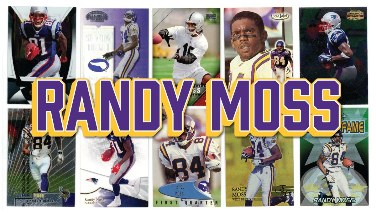 Randy Moss (10/25) Different Card Player Pack – In Semi Rigid Holders!