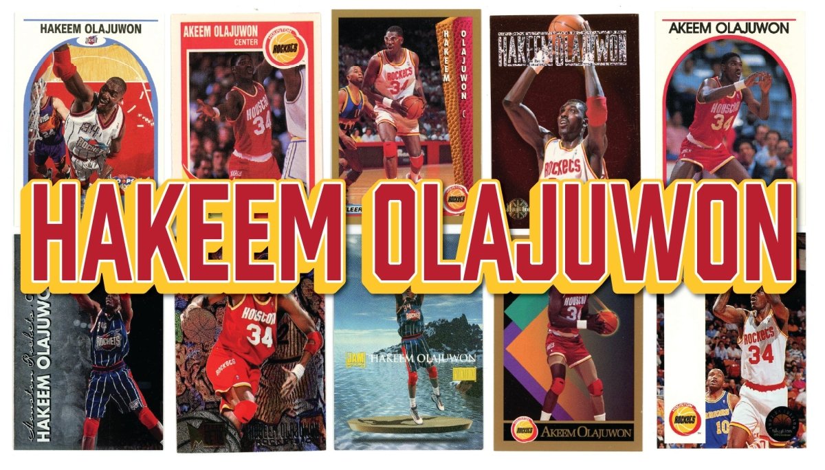 Hakeem Olajuwon (10/25) Different Card Player Pack – In Semi Rigid Holders!