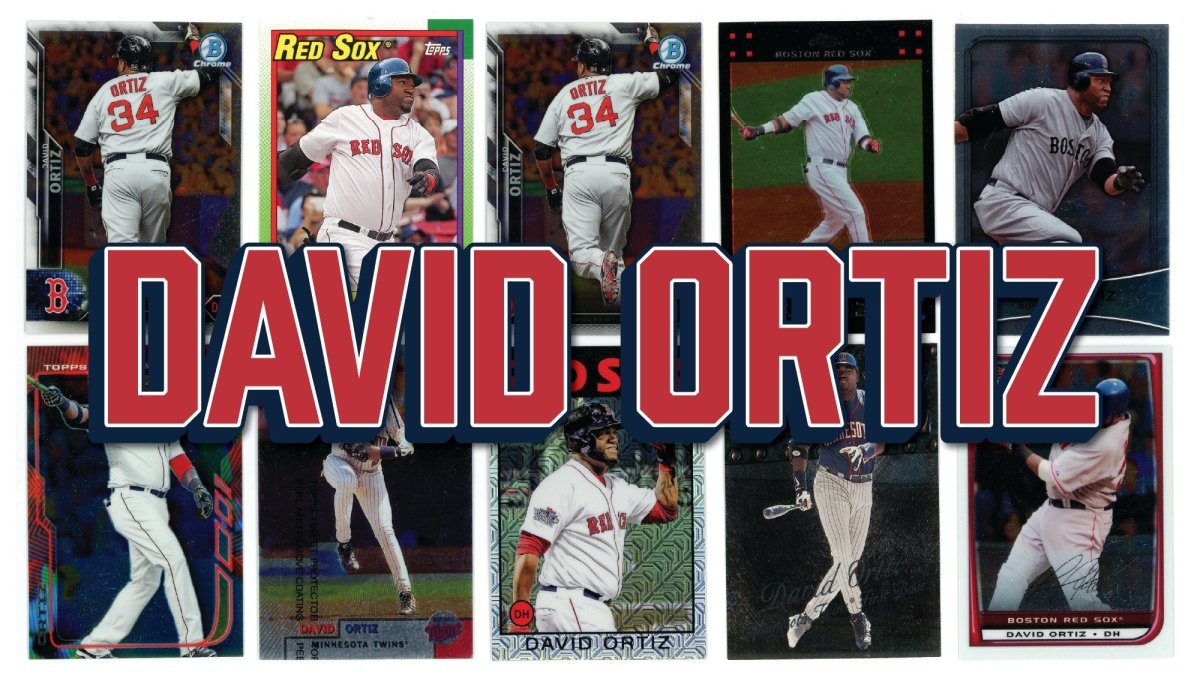 David Ortiz (10/25) Different Card Player Pack – In Semi Rigid Holders!