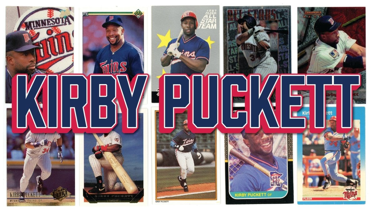 Kirby Puckett (10/25) Different Card Player Pack – In Semi Rigid Holders!
