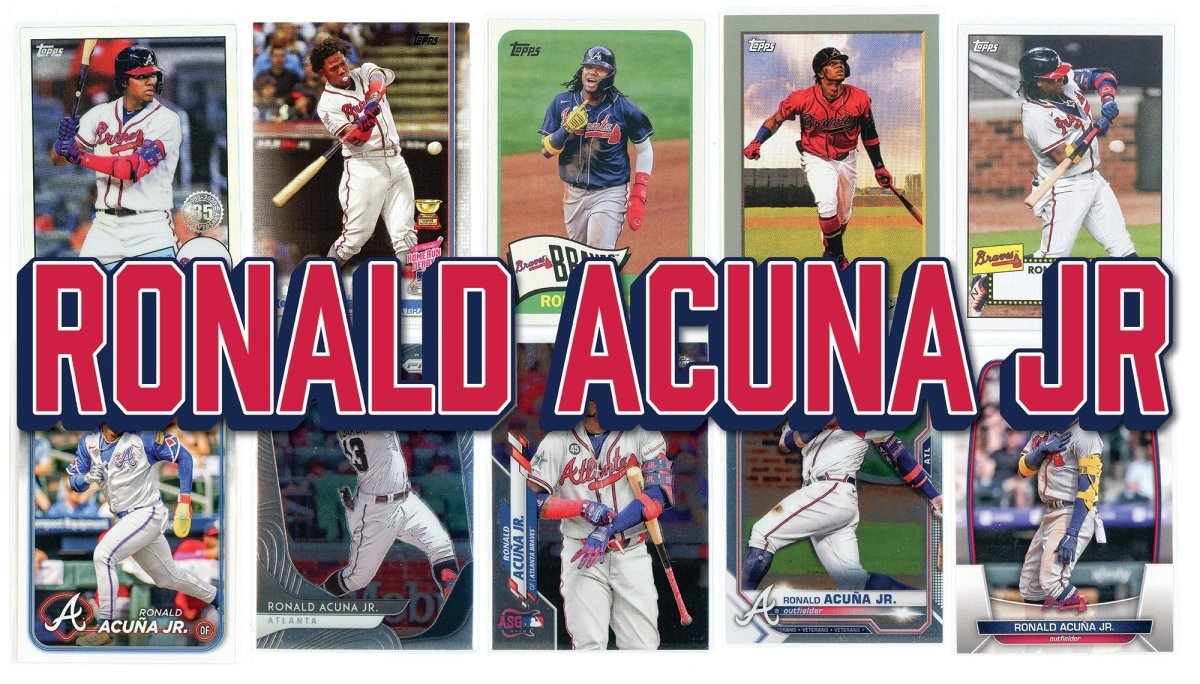 Ronald Acuna Jr. (10) Different Card Player Pack – In Semi Rigid Holders!