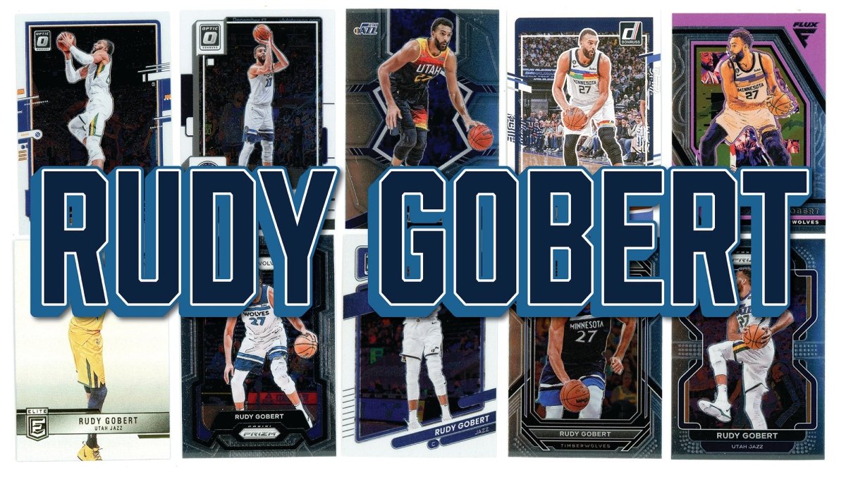 Rudy Gobert (10) Different Card Player Pack – In Semi Rigid Holders!