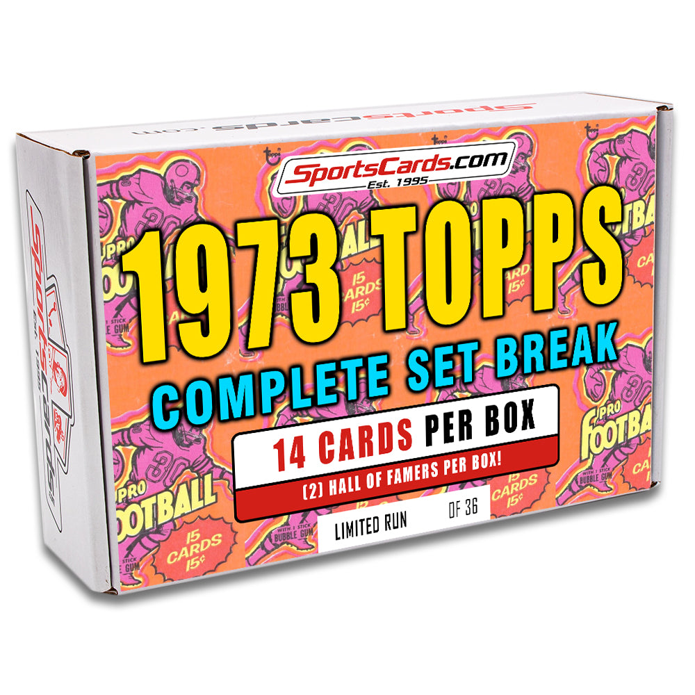 1973 TOPPS FOOTBALL COMPLETE SET BREAK - 14 CARDS PER BOX!